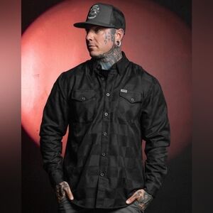 DIXXON Checkmate Flannel Men's XL, Rare Sold Out Shirt